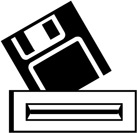 Floppy Disk Drive Icon (5.25")