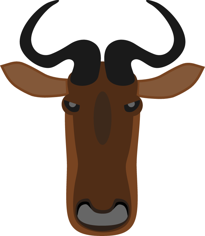 Gnu - Knitting Chart Animal