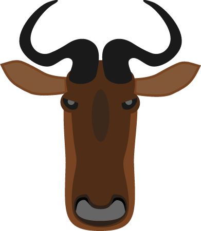 Gnu - Knitting Chart Animal