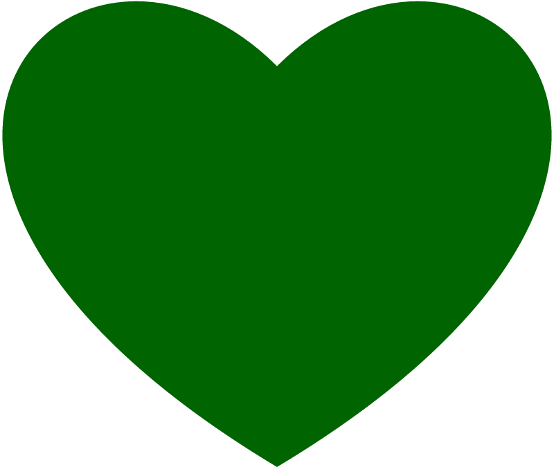 Dark Green Heart (💚)