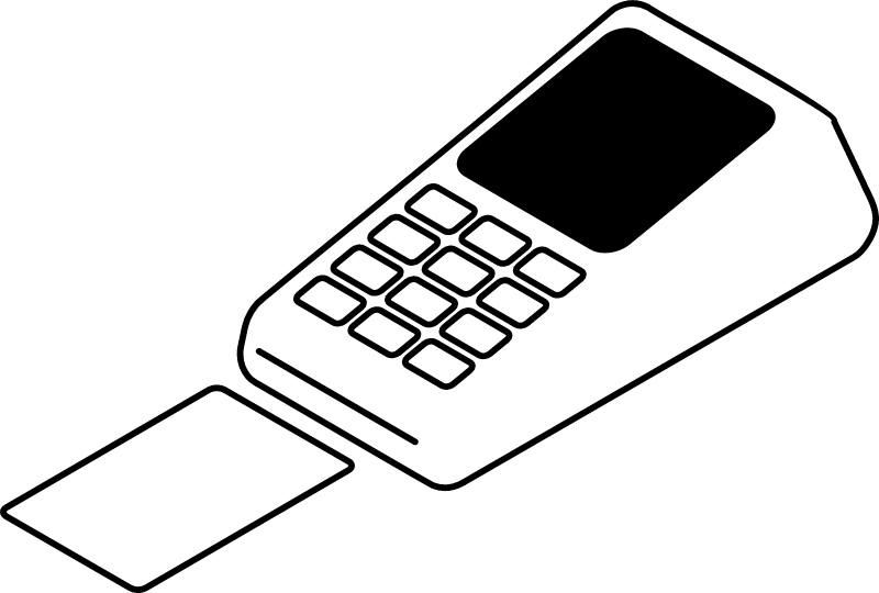 Payment Terminal Icon (Isometric)