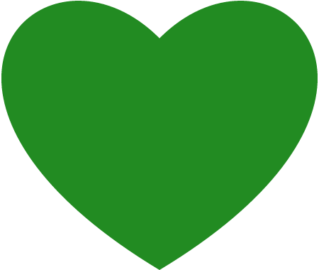 Green Heart (Mid Green)