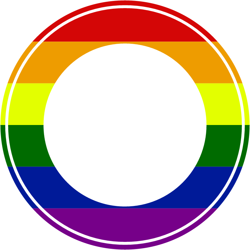 LGBT Pride Thick Round Border
