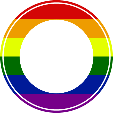 LGBT Pride Thick Round Border