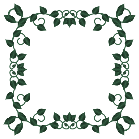 Frame with Leaf Garland
