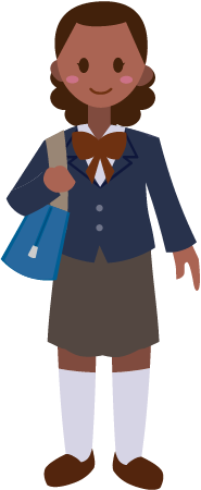 Schoolgirl (Dark Skin – Skirt)