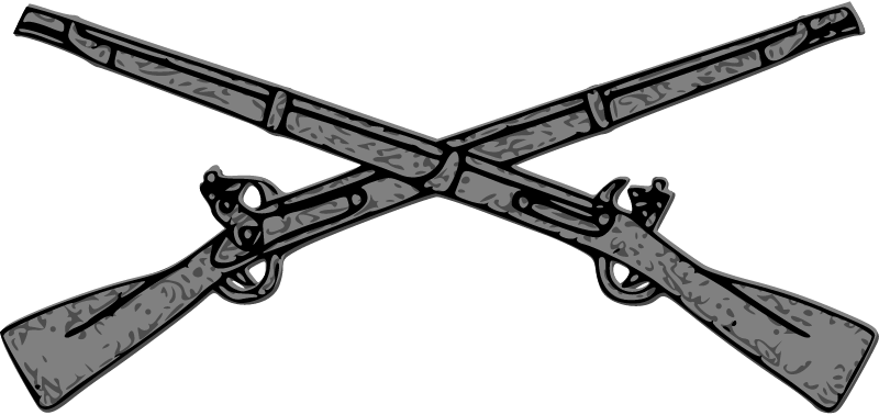 Interlocked Muskets - Historical Arms