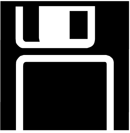 3.5" Diskette Icon (Save Icon Style)