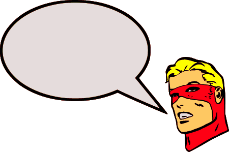 Atoman Comic Speech Balloon