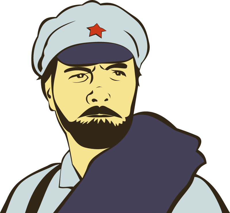 Fyodor Sukhov  – Soviet Film Character, soldier of the Red Army