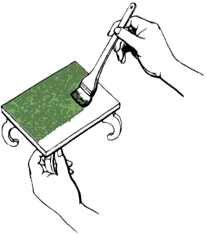 Painting Green Board – Japanese Book