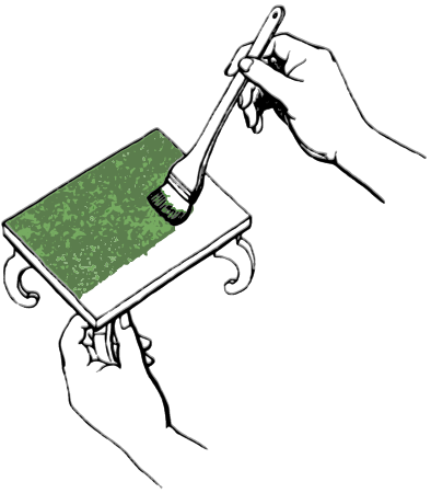 Painting Green Board – Japanese Book