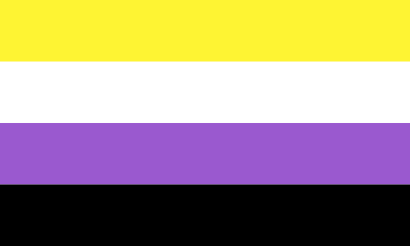 Non-Binary Pride Flag (No Border)