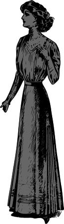 Victorian Woman – Isolated Figure