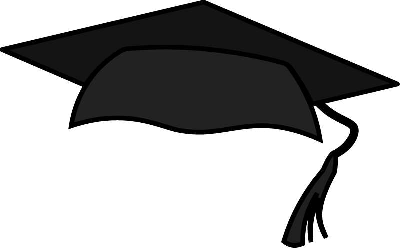 Graduation Cap - Dark Gray