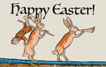 Medieval Rabbits – Easter Bunny Scene