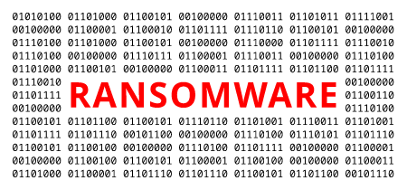 Ransomware Icon (White Background)