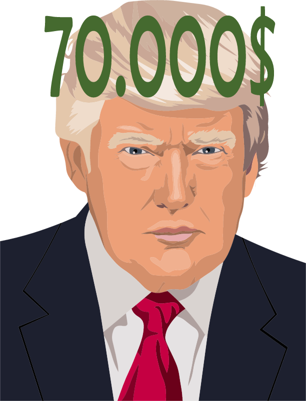 A President's Hairstyle - Satirical
