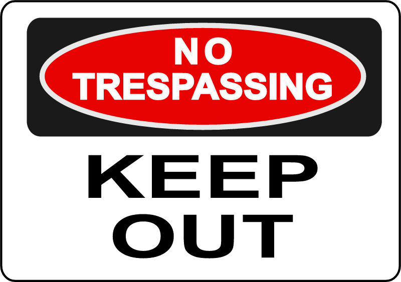 No Trespassing / Private Property Sign Pack