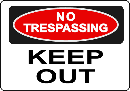 No Trespassing / Private Property Sign Pack