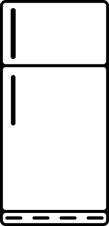 Simple Fridge Icon