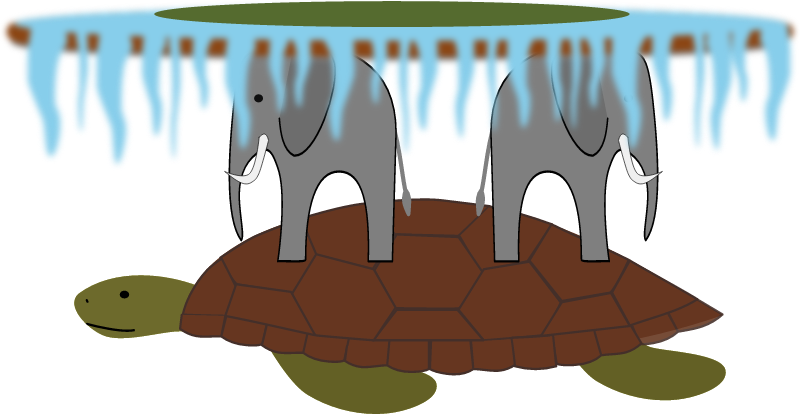 Discworld Turtle with Elephants