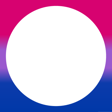 Bisexual Pride Flag Wavy Gradient Border