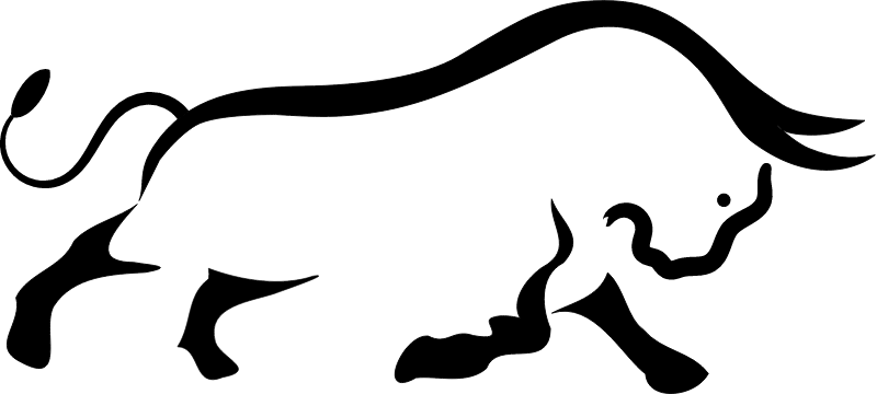Bull - Line Art Drawing