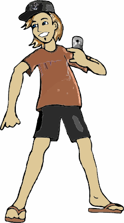Hidden Boy Cartoon