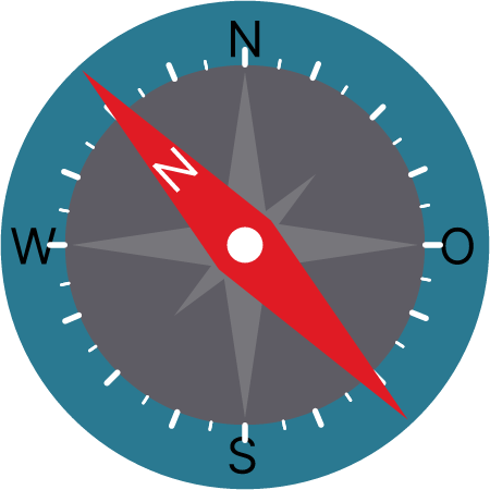 Compass - NW Heading
