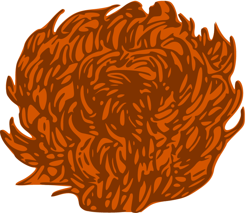Drawn Tumbleweed – Simple Line Art