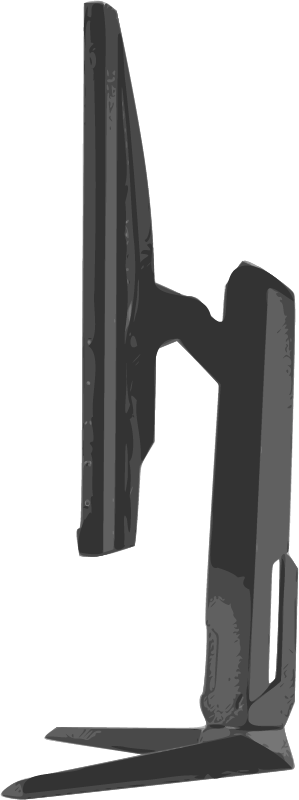 Side View TV Icon (Flat Screen)