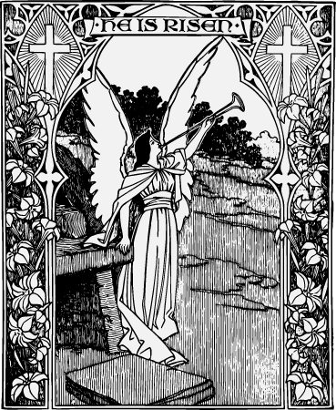Christ Is Risen – Angel with Trumpet