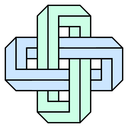 Penrose Rectangle with Solomon's Knot