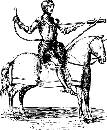 Cavalier Firing Petronel – Mounted Firearm