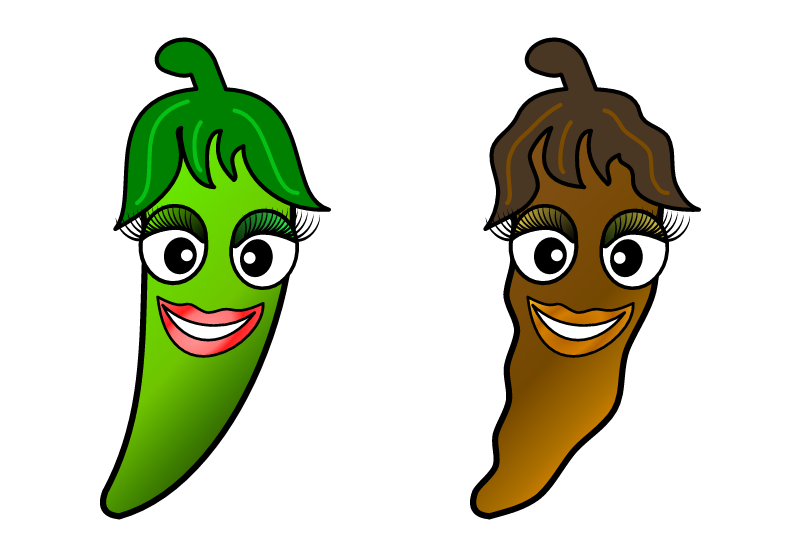 Jalapeño and Chipotle Characters