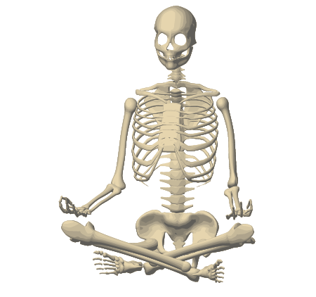 Meditating Skeleton