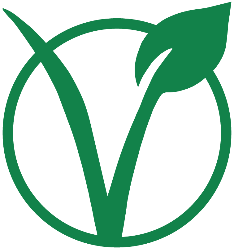 Large Vegan V (Transparent BG)