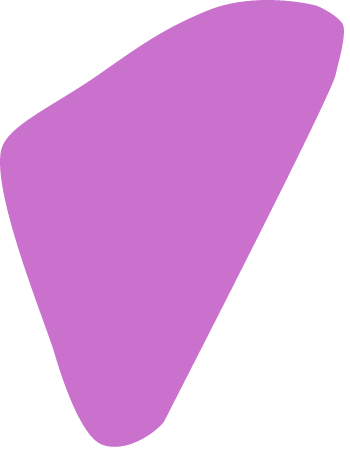 Purple Blob Geometric Shape