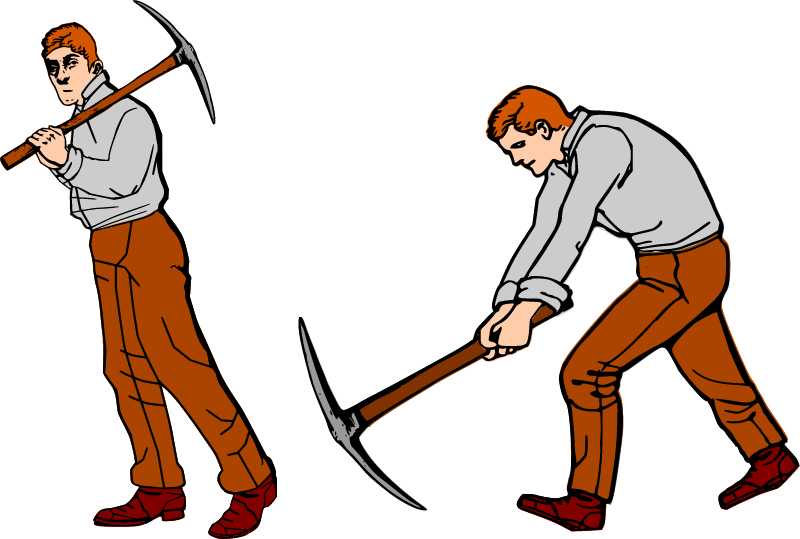 Pickaxe Swing - Worker
