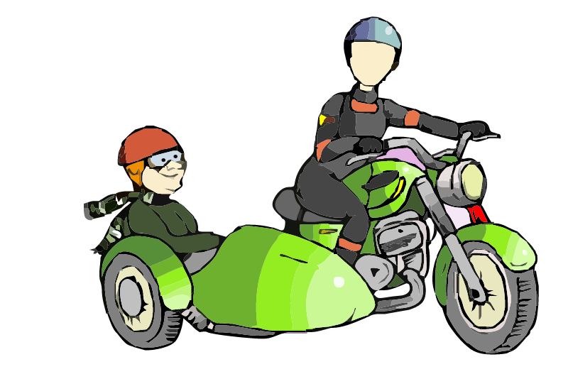 Motorbike & Sidecar (Couple)