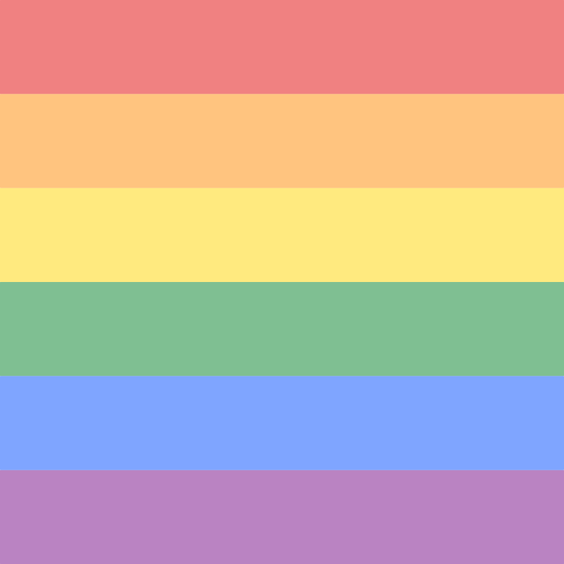Pride Flag Square Filter (50%)