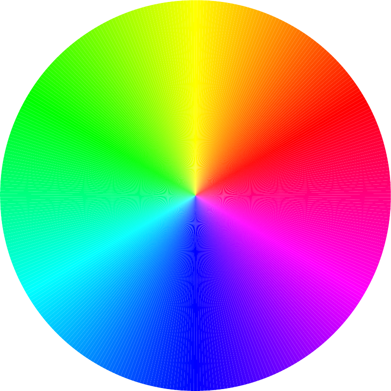 Color Gradient Circle Wheel