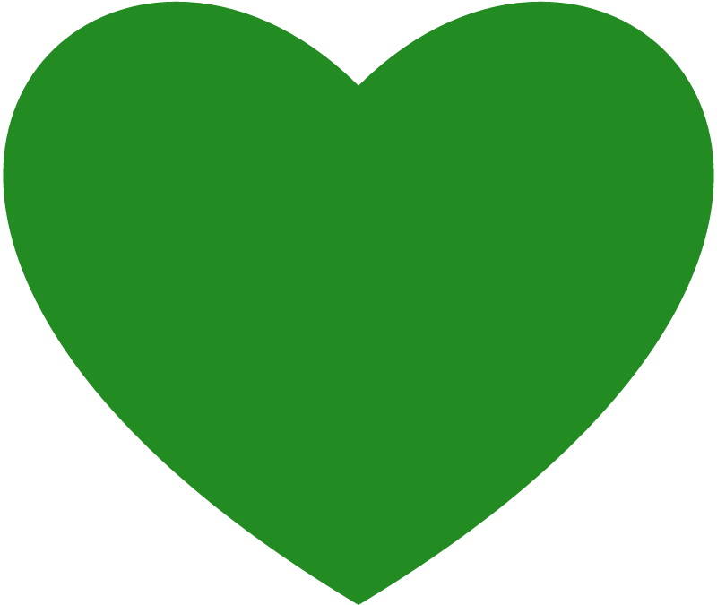 Forest Green Heart 💚
