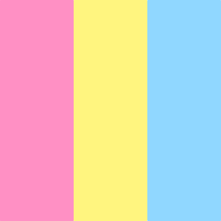 Pansexual Pride Filter Overlay (50% Transparent)