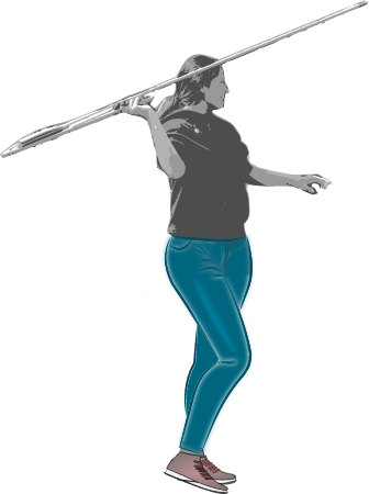 Female Spear Thrower with Legs – Atlatl Pose
