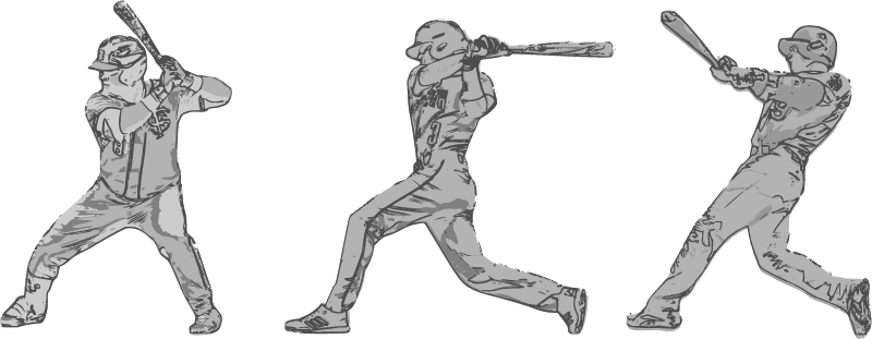Baseball Swing - Action Poses
