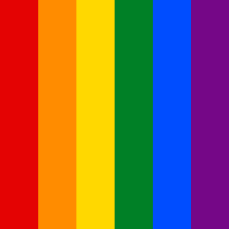 LGBT Flag Stripes (Vertical, Square)