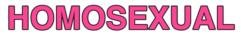 Homosexual Wordart (LGBT Pink Text)