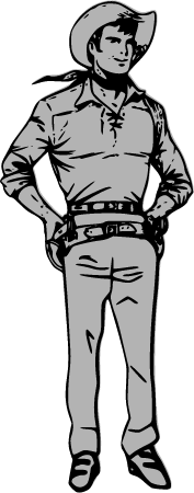 Cowboy with Legs